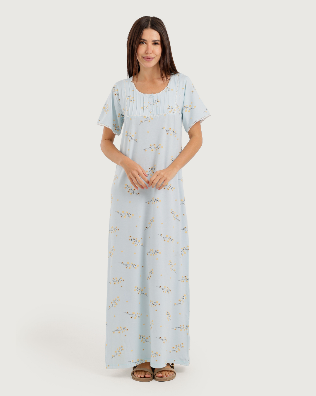 Women's Lycra Short Sleeve Nightshirt