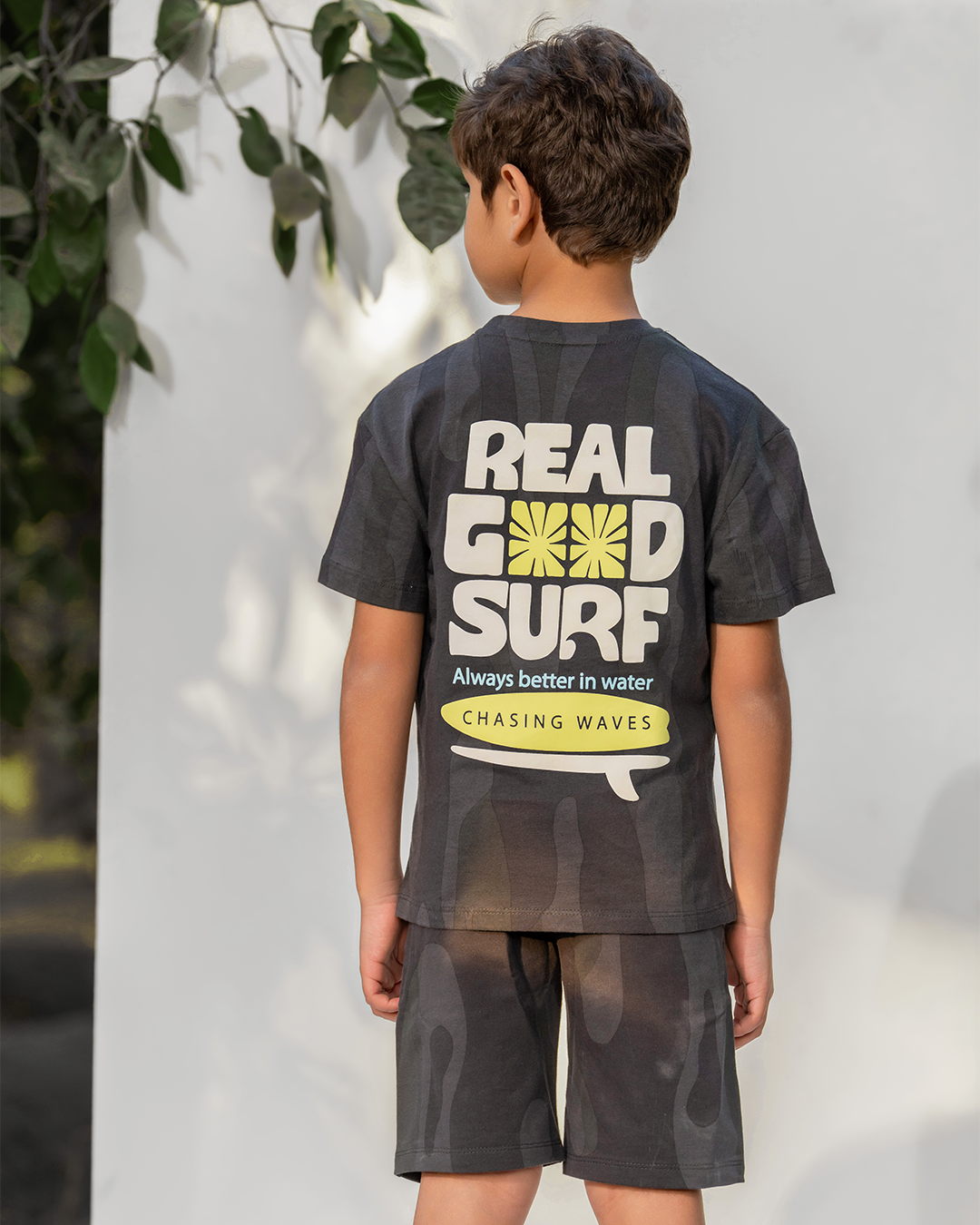 Real Good Boys' pajama half sleeve shorts