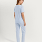Women's Half Sleeve Pajama with Buttoned Pants
