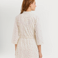 Women's 3-piece camisole, shorts, and printed robe pajamas