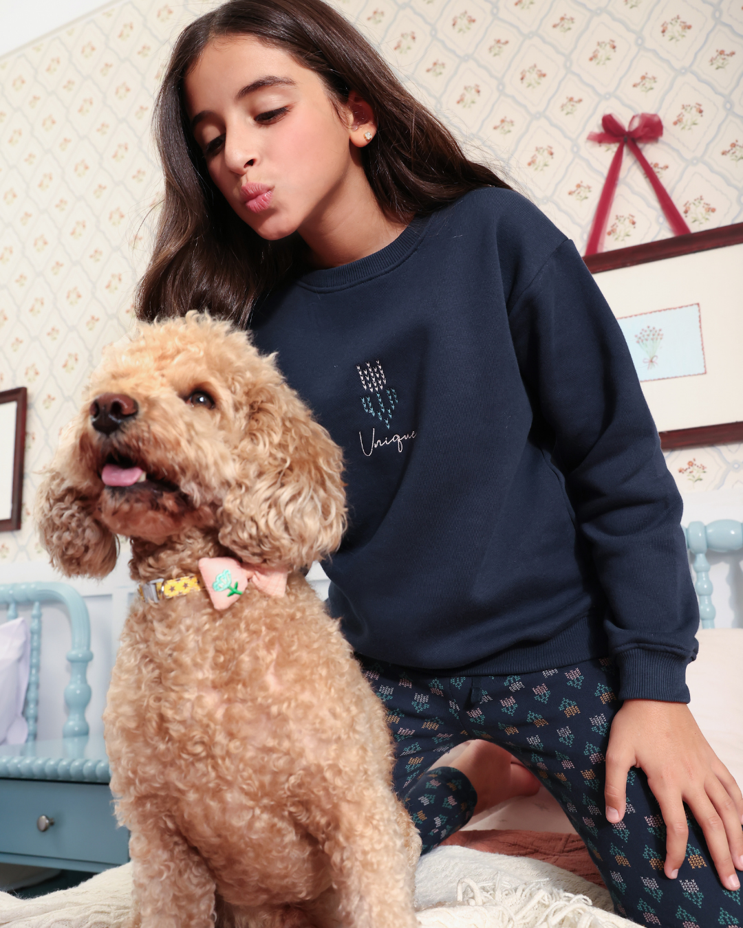 بيجاما زهور دافئة