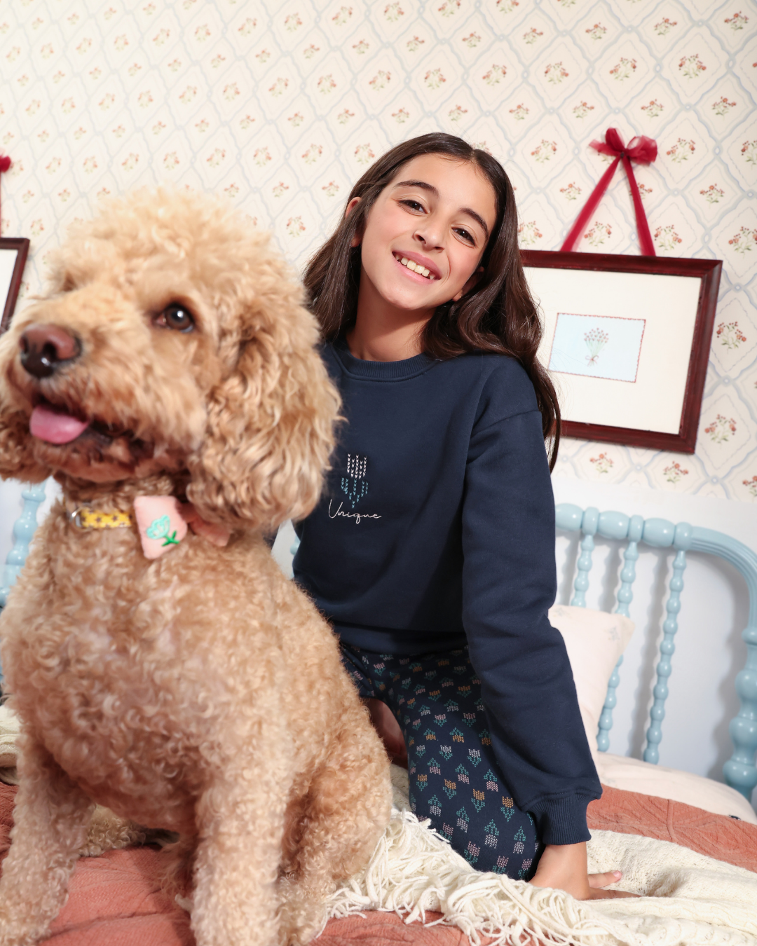 بيجاما زهور دافئة