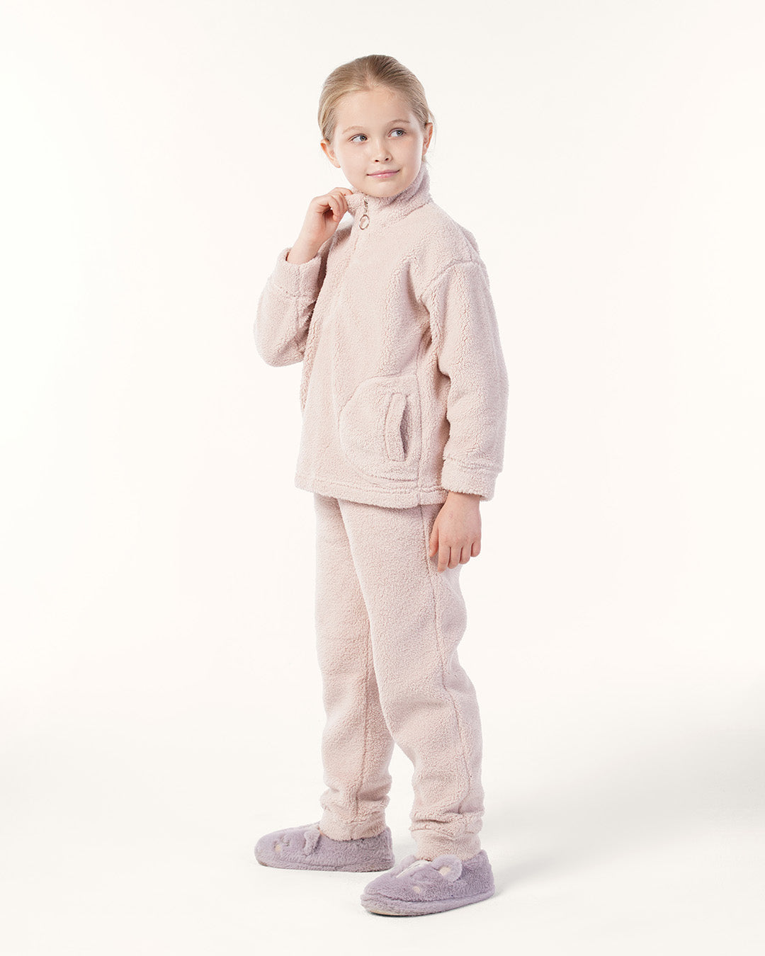 Girls' Teddy Bear Hug Set with zipper 