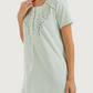 Women's long half-sleeve embroidered jalabiya