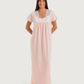 Long Women's Jalabiya Half Sleeve with Embroidery