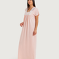 Long Women's Jalabiya Half Sleeve with Embroidery