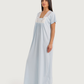 Long Women's Jalabiya Half Sleeve with Embroidery