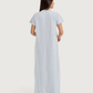 Long Women's Jalabiya Half Sleeve with Embroidery