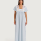 Long Women's Jalabiya Half Sleeve with Embroidery