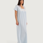 Long Women's Jalabiya Half Sleeve with Embroidery