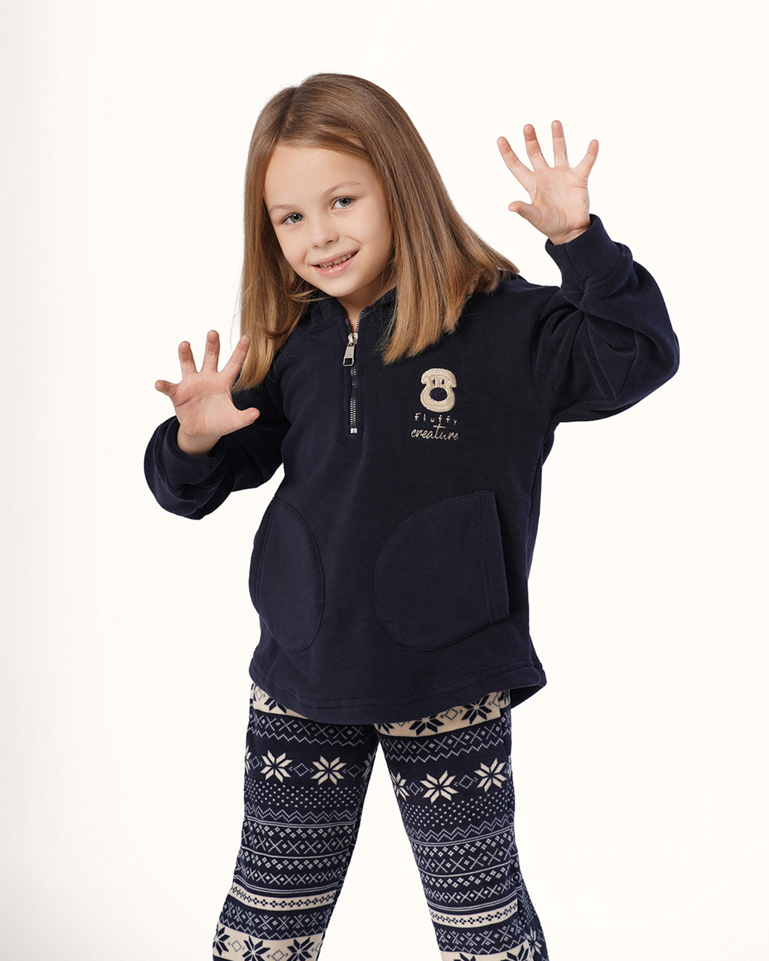 Happy Holidays Pajamas with Pockets