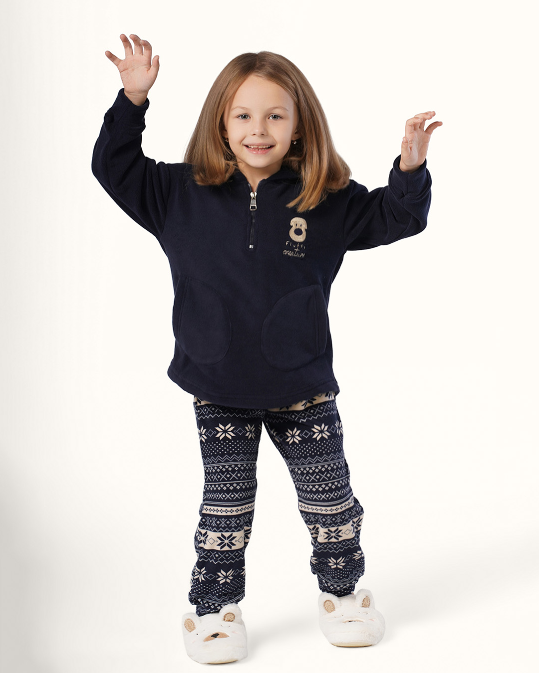 Happy Holidays Pajamas with Pockets