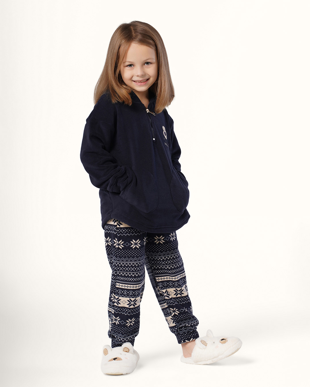 Happy Holidays Pajamas with Pockets