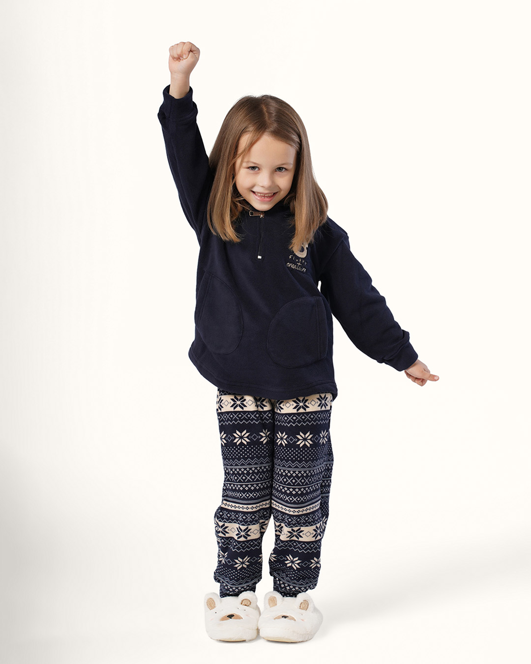 Happy Holidays Pajamas with Pockets