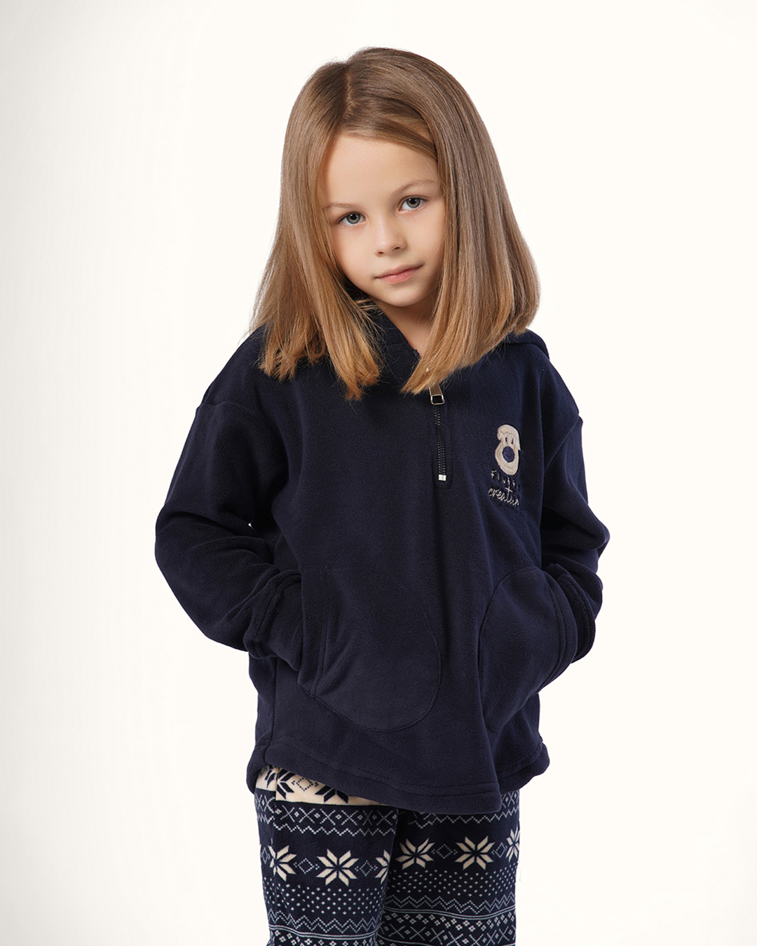 Happy Holidays Pajamas with Pockets