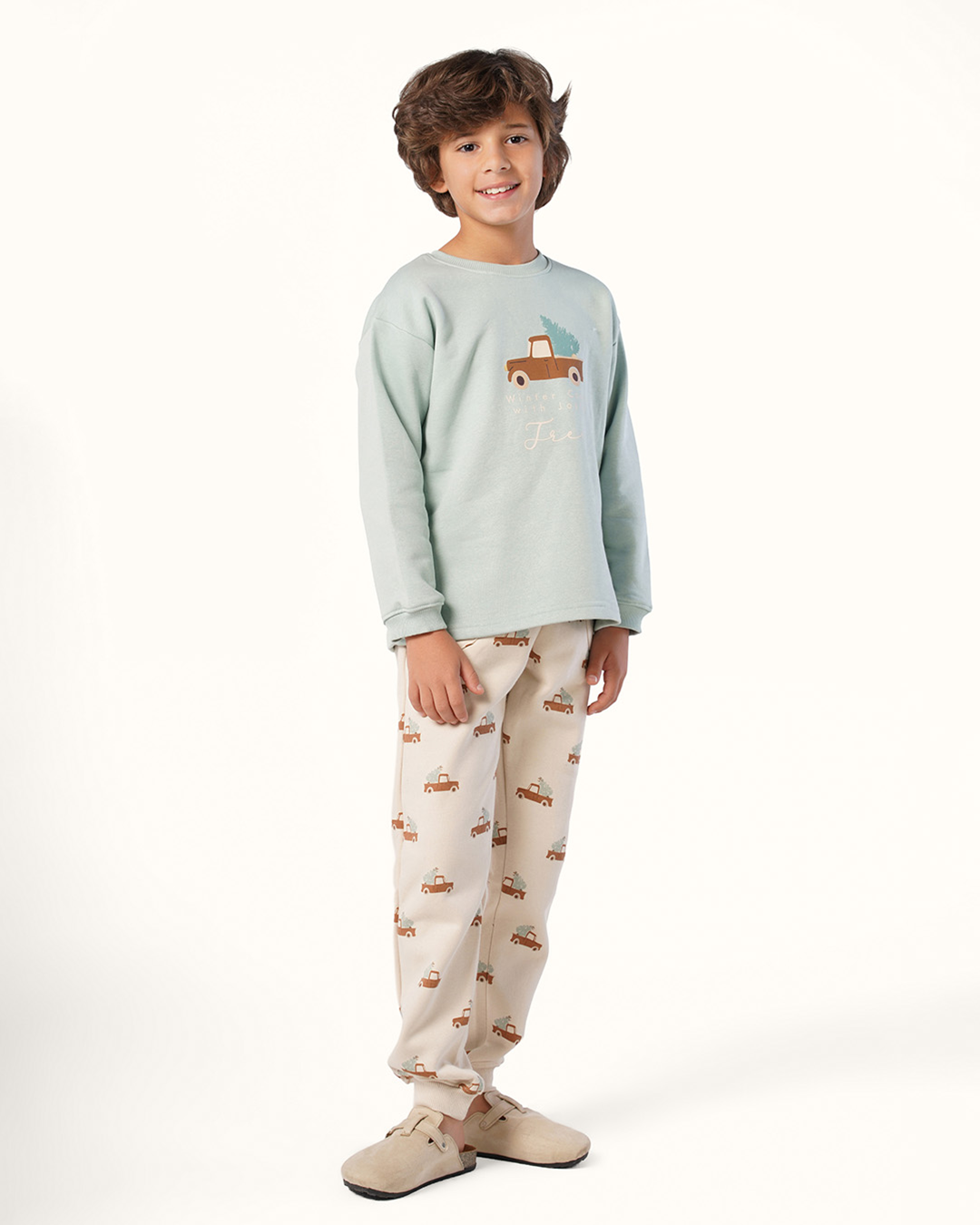 بيجاما أولادي بكُم أشجار الشتاء