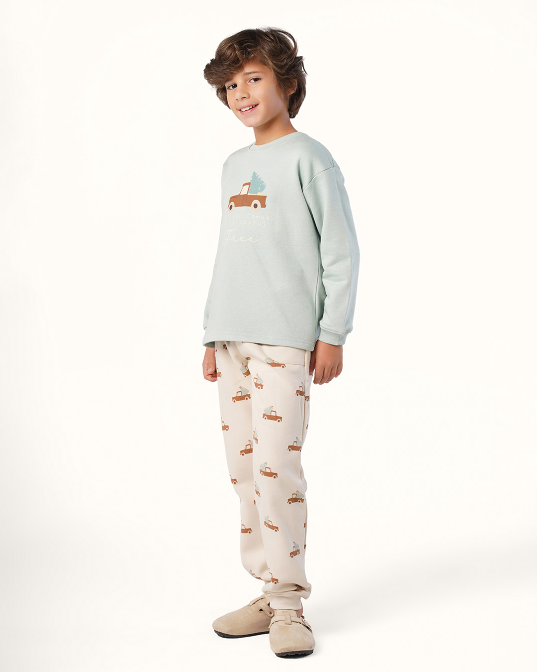 بيجاما أولادي بكُم أشجار الشتاء