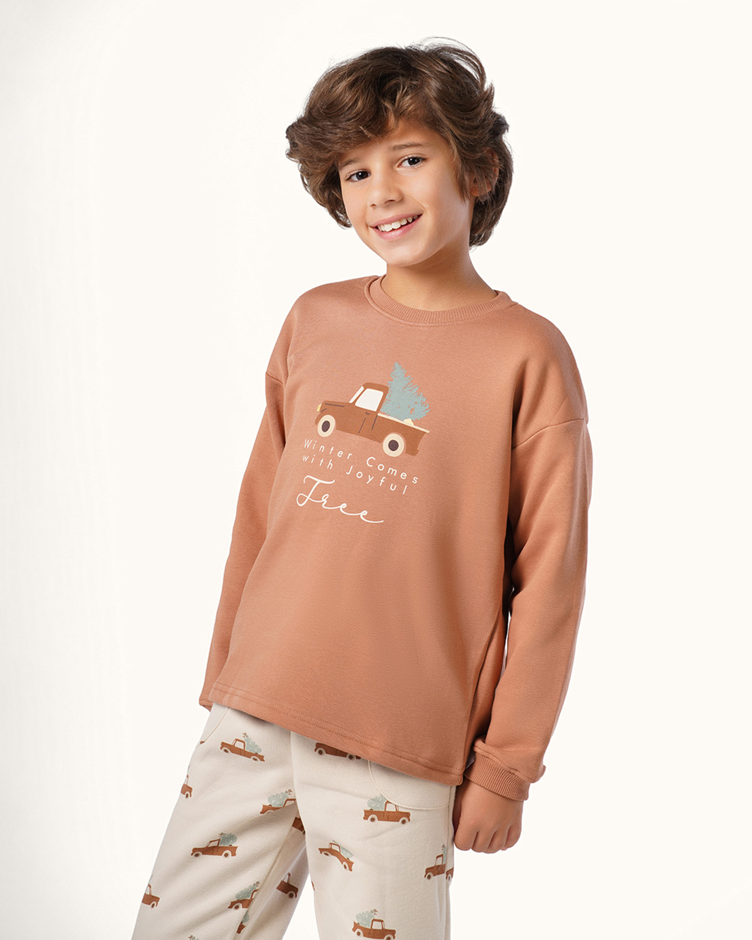 بيجاما أولادي بكُم أشجار الشتاء