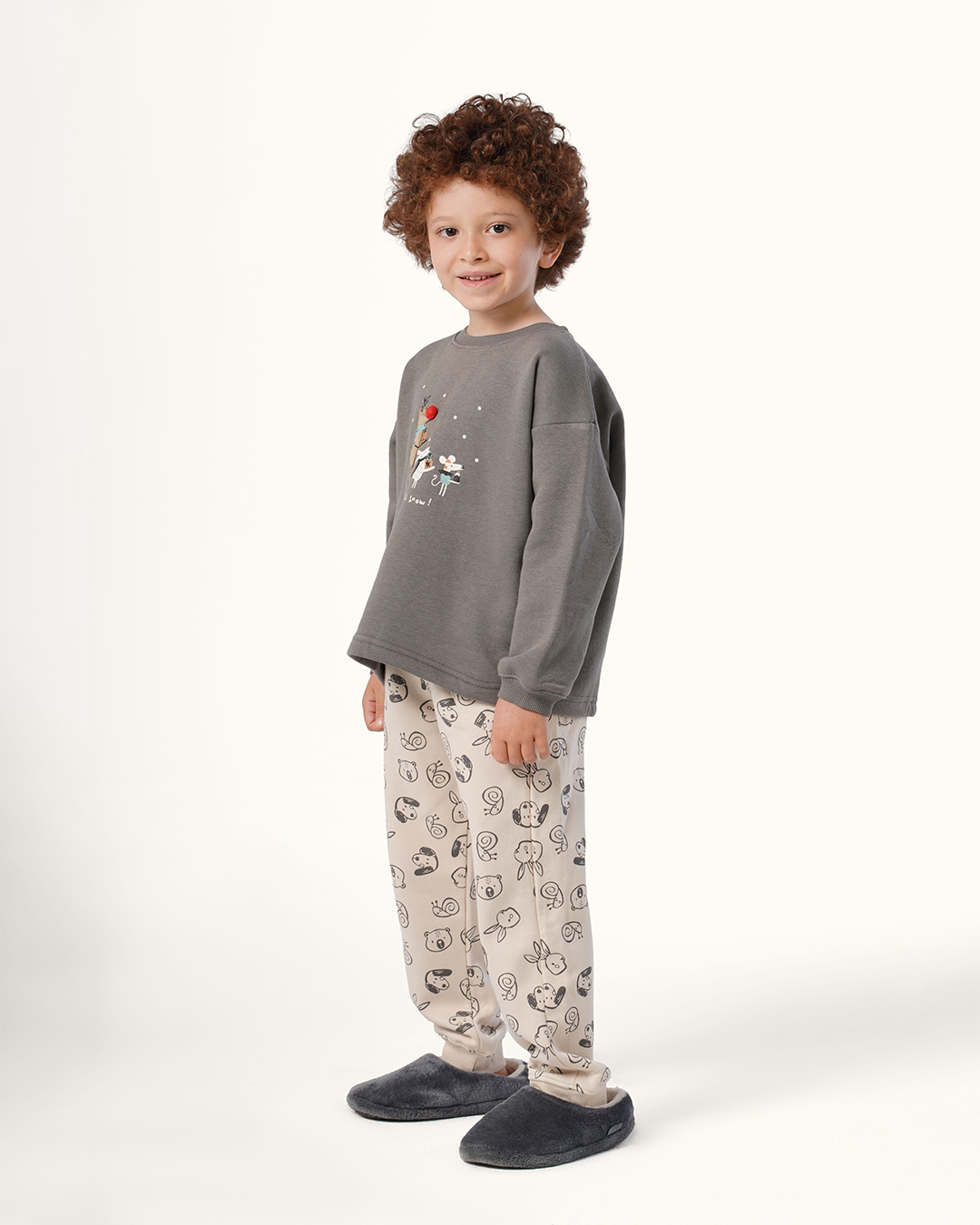 بيجاما حيوانات غابة الشتاء