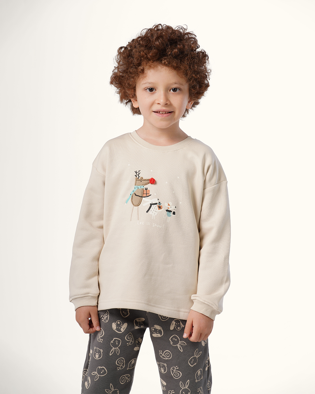 بيجاما حيوانات غابة الشتاء