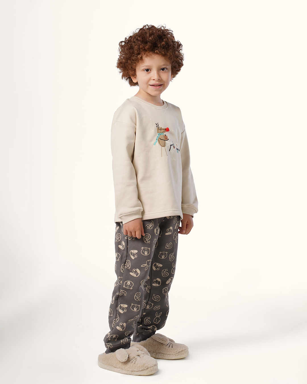 بيجاما حيوانات غابة الشتاء