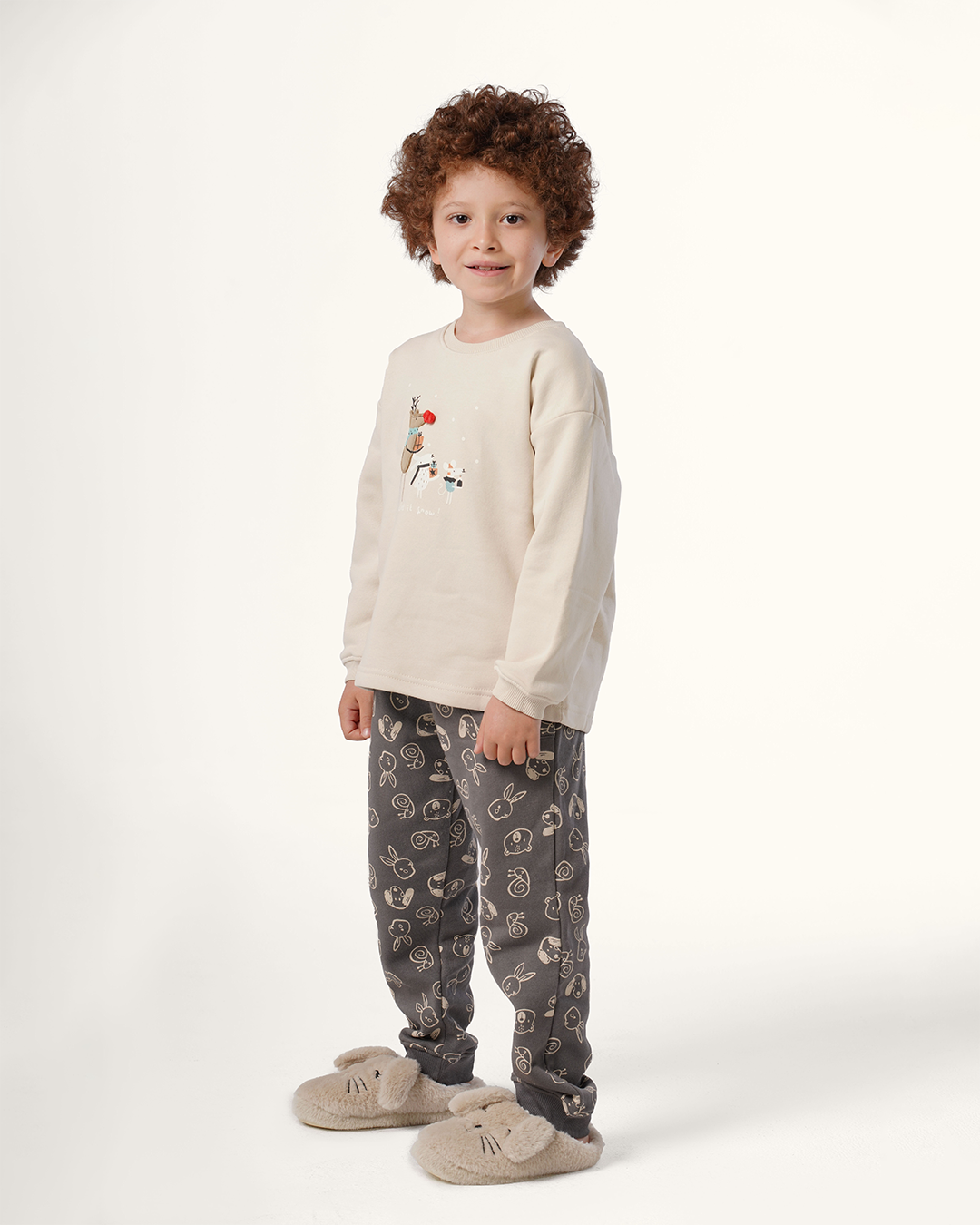 بيجاما حيوانات غابة الشتاء