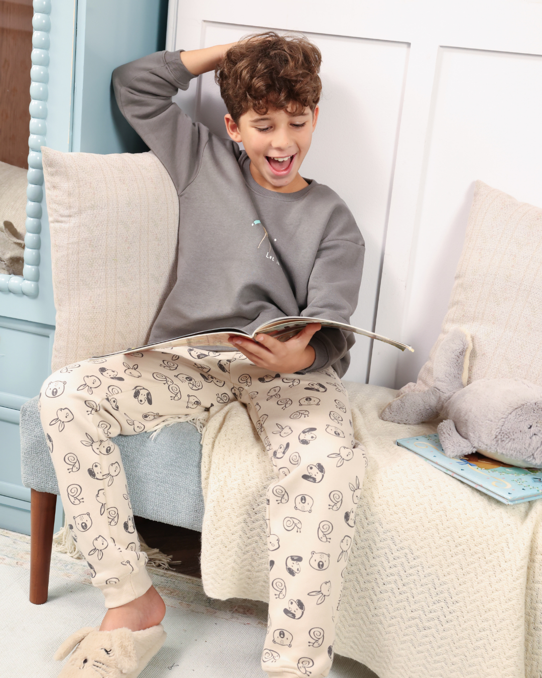 بيجاما حيوانات غابة الشتاء