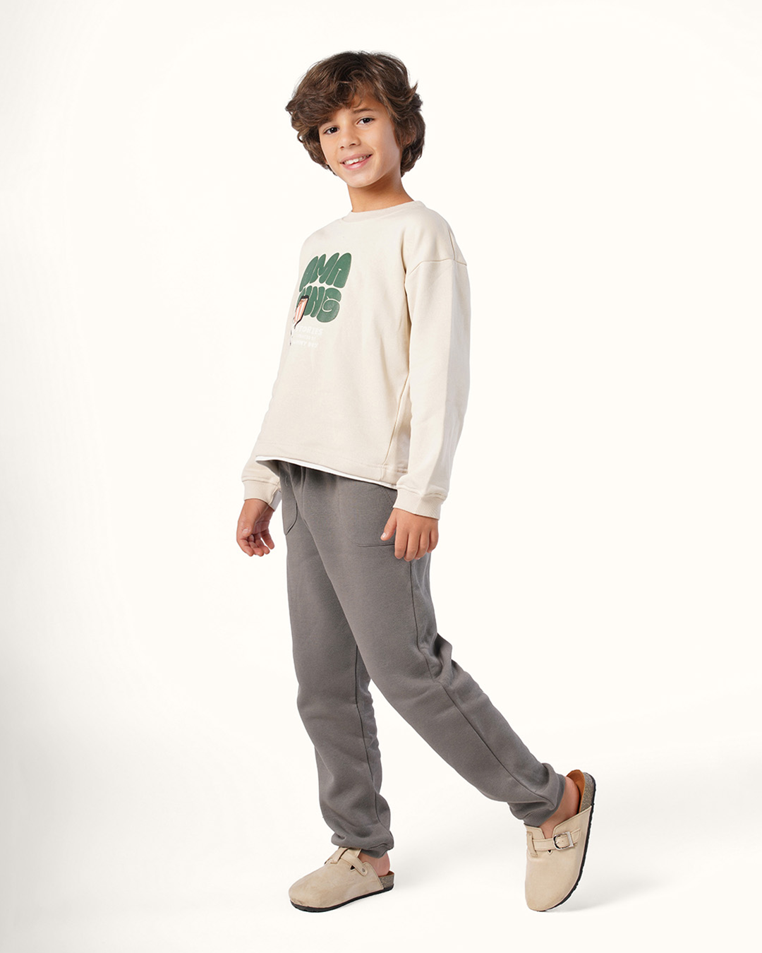 بيجاما كم طويل الفشار الرائع