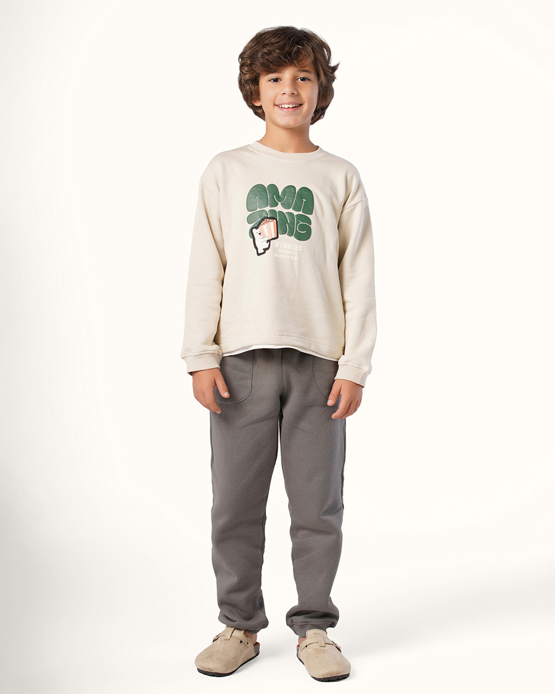 بيجاما كم طويل الفشار الرائع