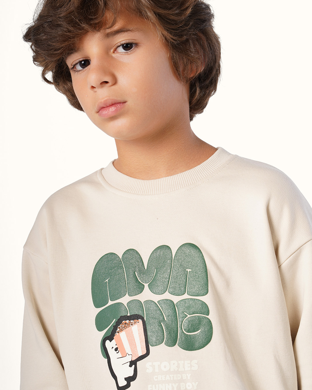 بيجاما كم طويل الفشار الرائع