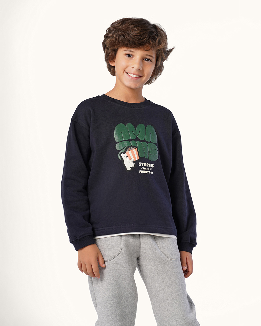 بيجاما كم طويل الفشار الرائع