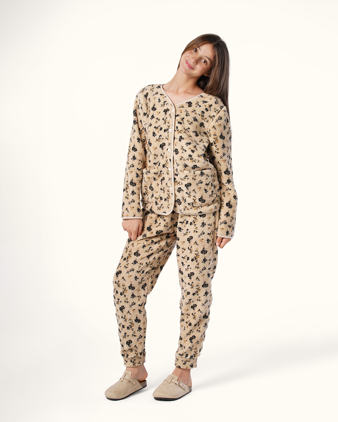 طقم فرو موسم الأزهار