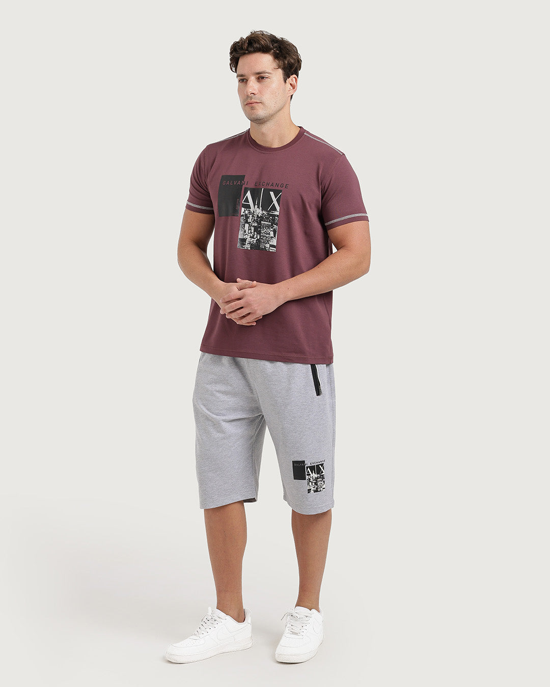 Survêtement for hommes, demi-manches, pantaloons