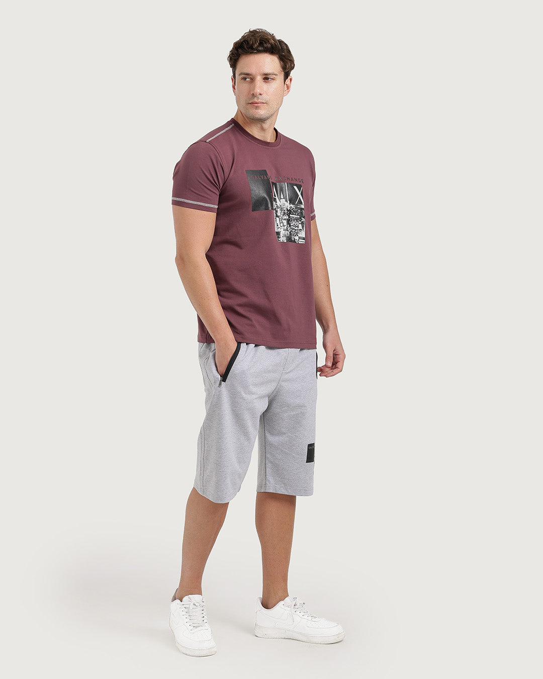 Survêtement for hommes, demi-manches, pantaloons