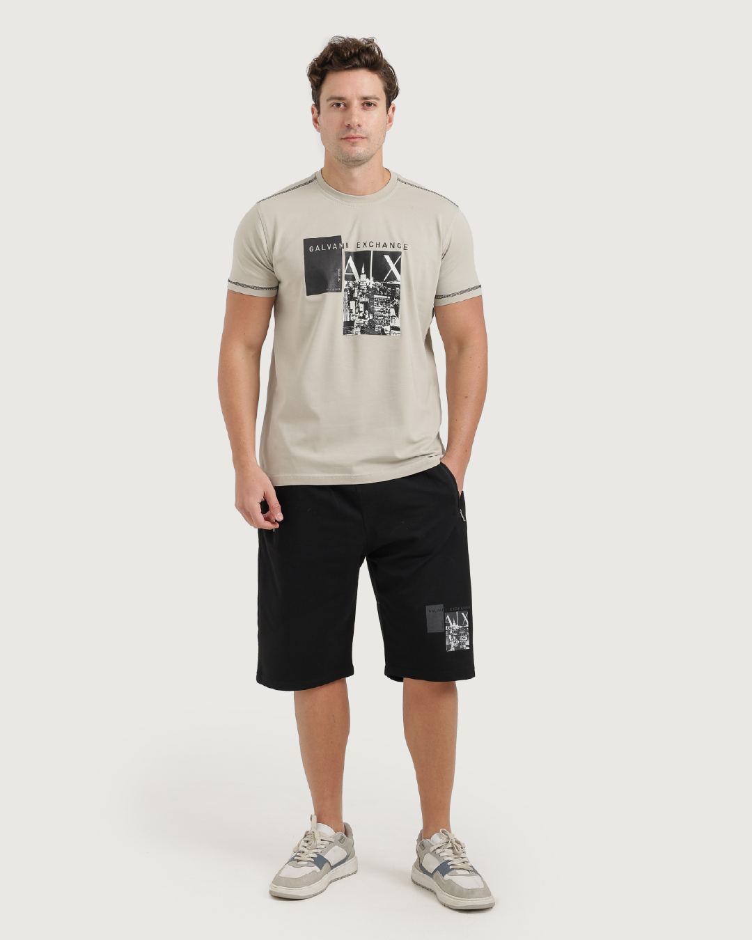 Survêtement for hommes, demi-manches, pantaloons