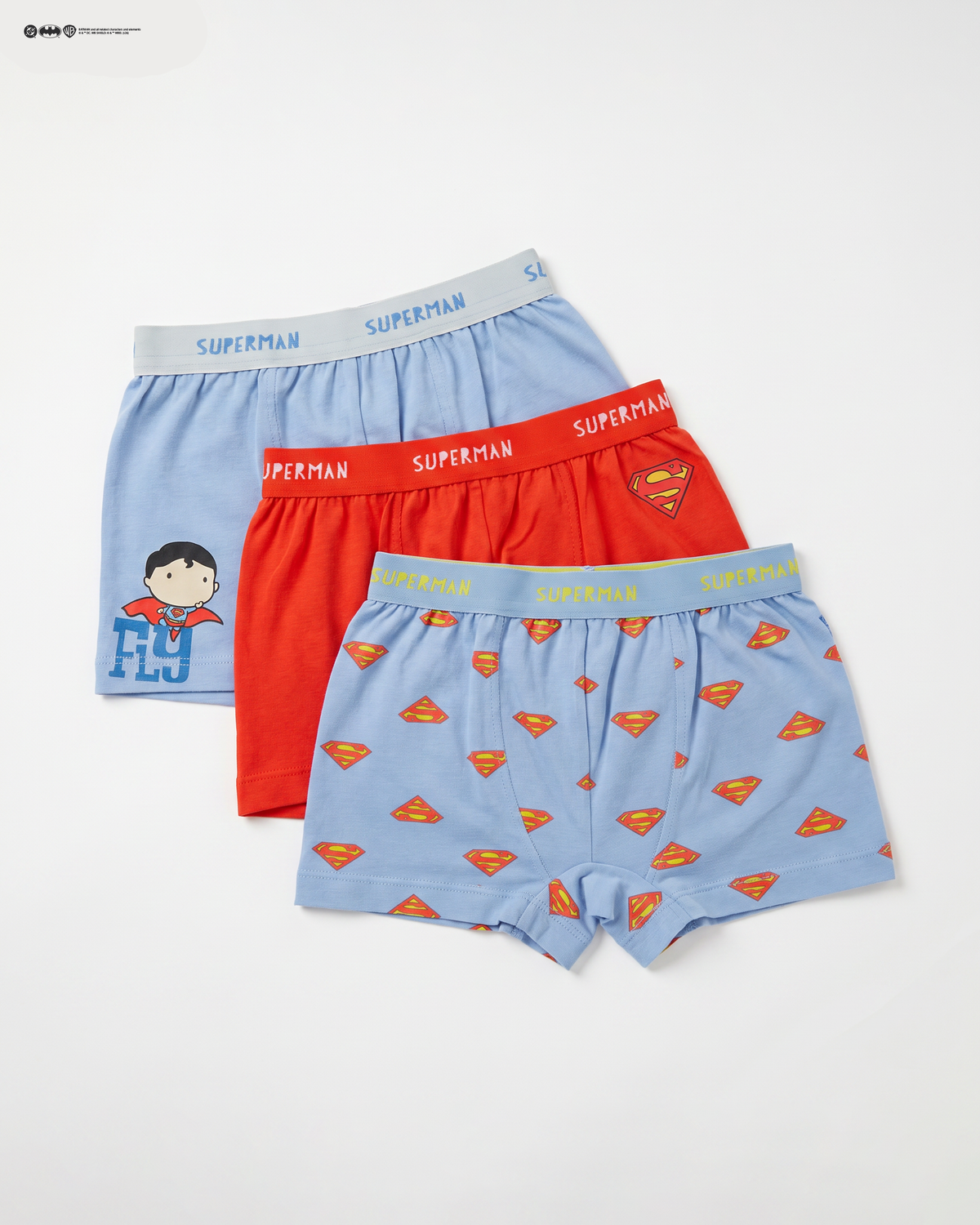 Superman Boys Boxers Pack of 3