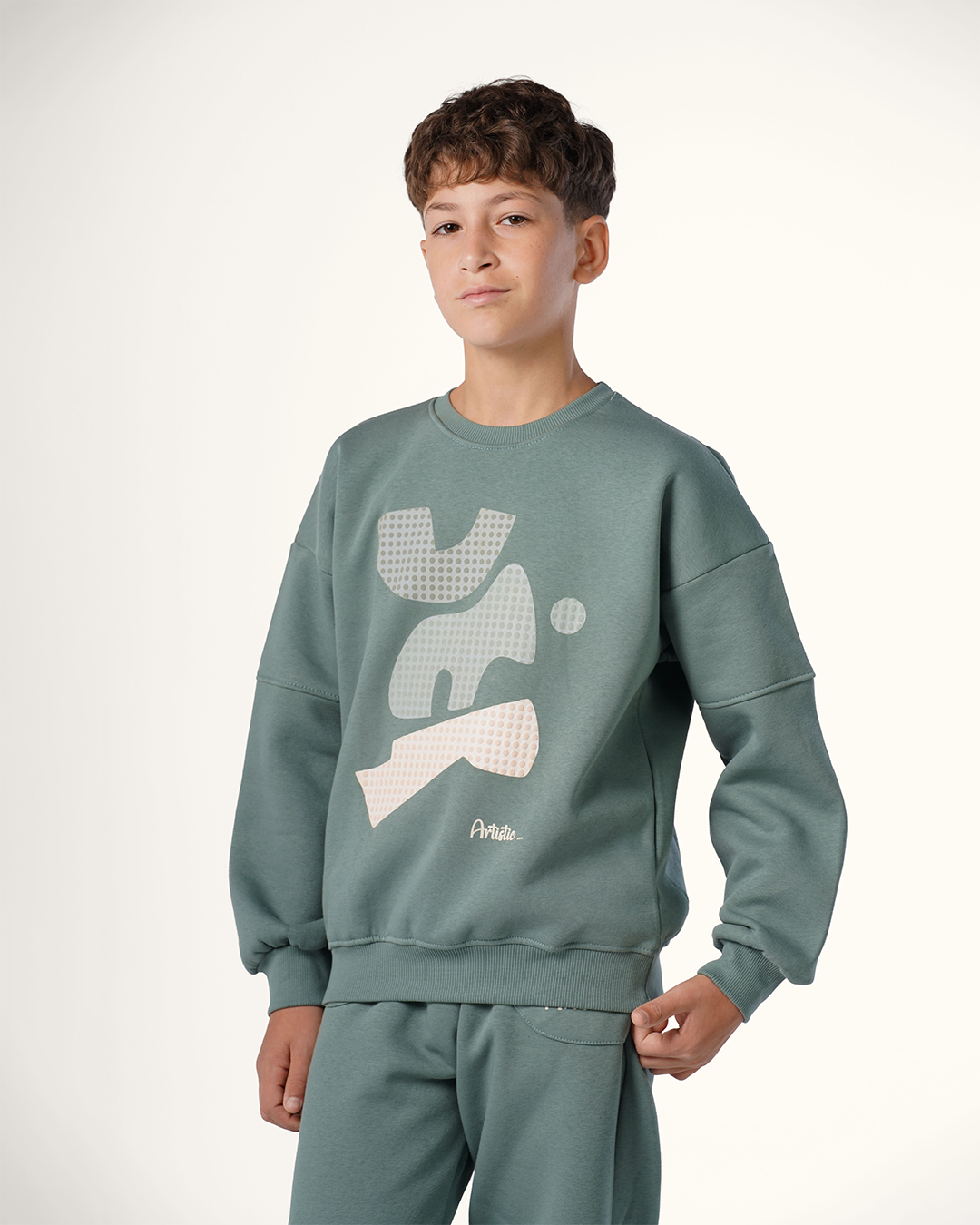 بيجاما اوفر سايز بقصه فى الكم