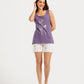 Women's Sleeveless Pajama Set with Shorts