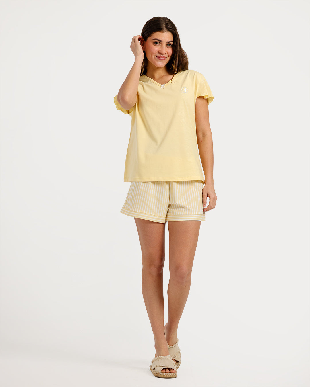 Women's chaponise pajama with shorts