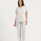Women's Short Sleeve Pajama Set with Pants