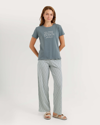 Women's pajamas floral trousers