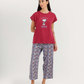 Women's Printed Pentacore Pajama Set