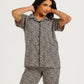 Women's Short Sleeve Pajama Set with Pants