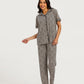 Women's Short Sleeve Pajama Set with Pants