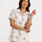 Women's Short Sleeve Pajama Set with Pants