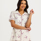 Women's Short Sleeve Pajama Set with Pants