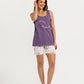 Women's sleeveless pajama with shorts