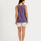 Women's sleeveless pajama with shorts