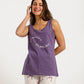 Women's sleeveless pajama with shorts