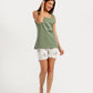 Women's sleeveless pajama with shorts